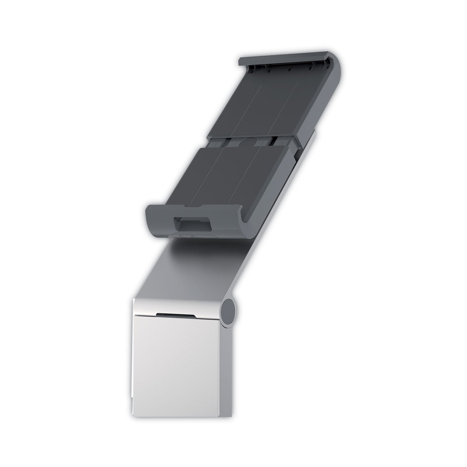 Durable Floor Stand Tablet Holder, Silver/Charcoal Gray