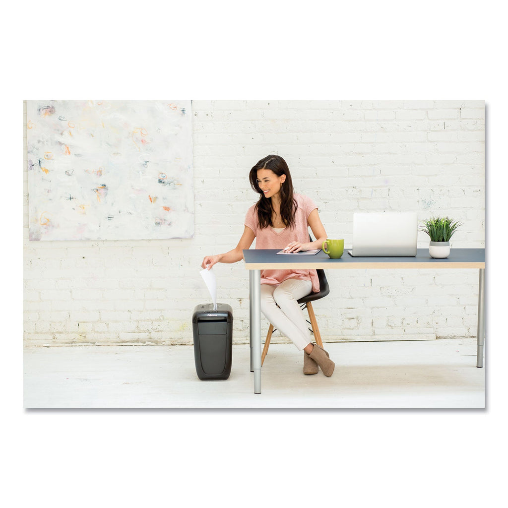 Fellowes Powershred 60Cs Cross-Cut Shredder, 10 Manual Sheet Capacity