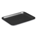 Pactiv Evergreen Supermarket Tray,  #4S, 9.25 x 7.25 x 0.69, Black, Foam, 500/Carton