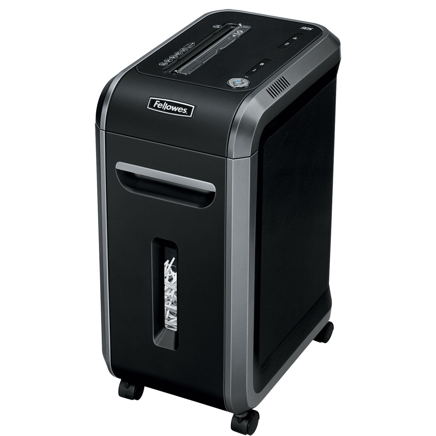 Fellowes Powershred 90S Strip-Cut Shredder, 18 Manual Sheet Capacity
