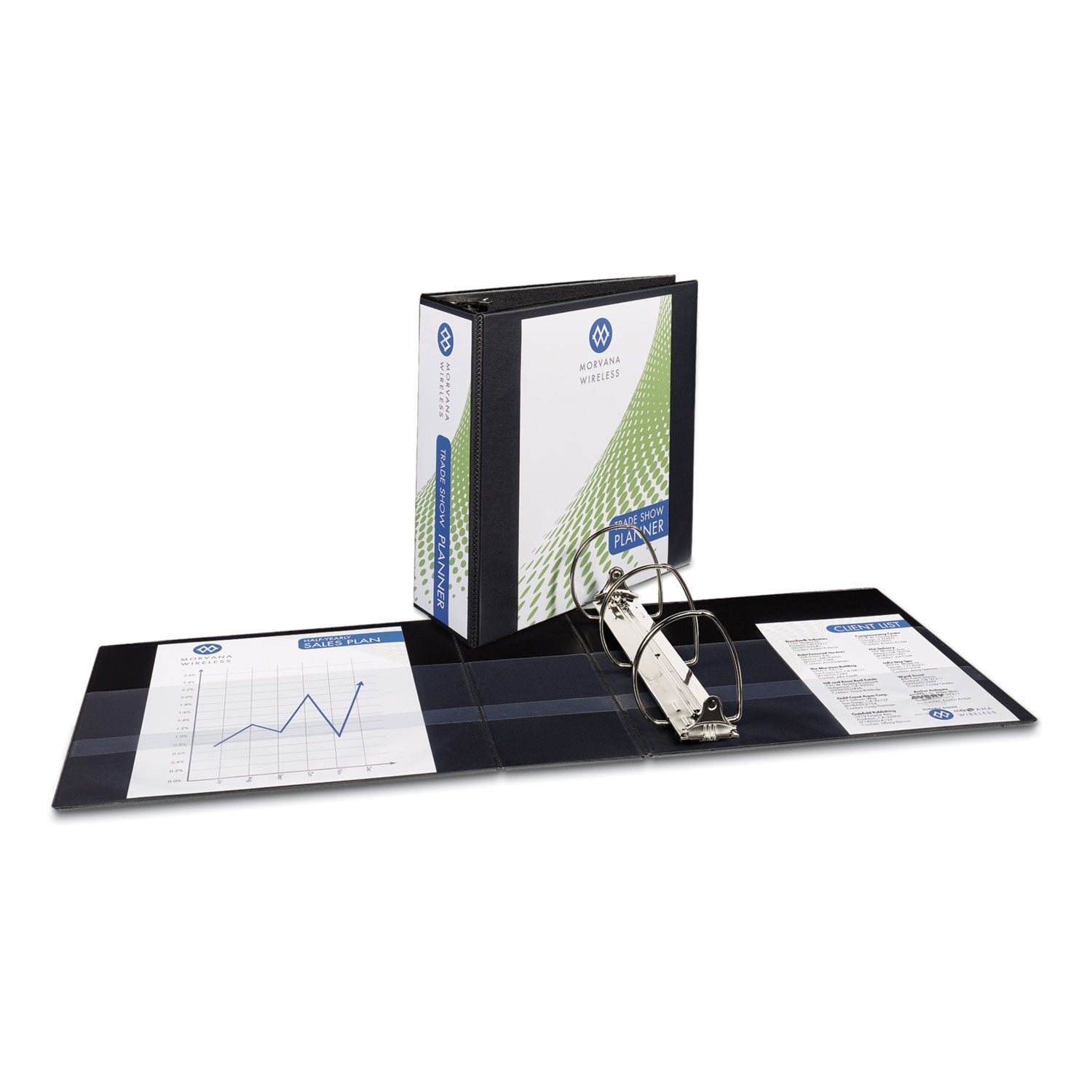 Avery Durable View Binder with DuraHinge and EZD Rings, 3 Rings, 4" Capacity, 11 x 8.5, Black, (9800)
