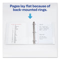 Avery Durable View Binder with DuraHinge and EZD Rings, 3 Rings, 1" Capacity, 11 x 8.5, White, (9301)