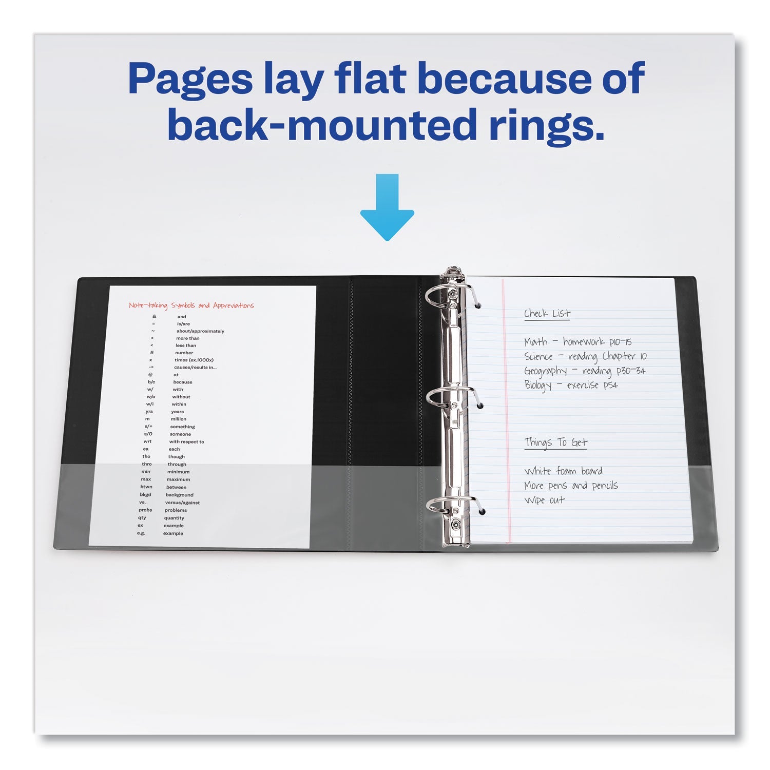 Avery Durable Non-View Binder with DuraHinge and Slant Rings, 3 Rings, 2" Capacity, 11 x 8.5, Green