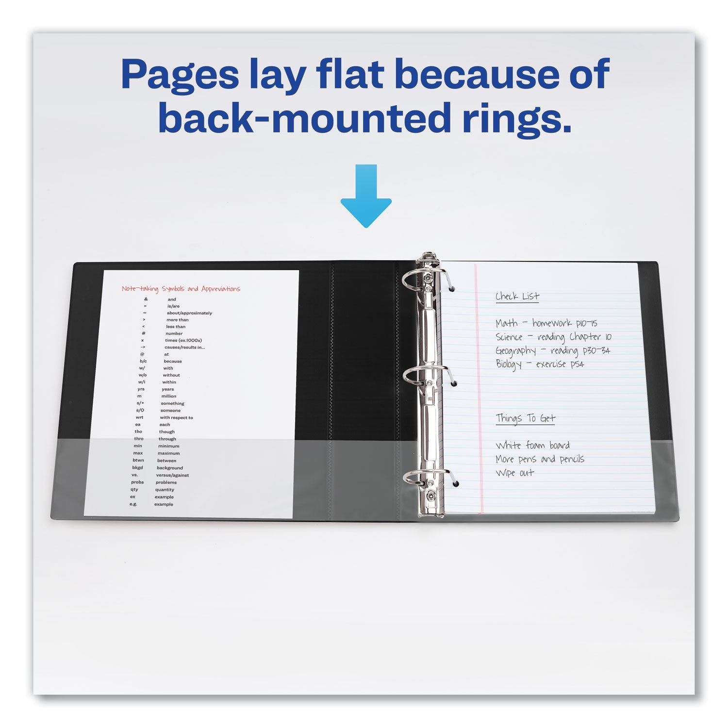 Avery Durable Non-View Binder with DuraHinge and Slant Rings, 3 Rings, 3" Capacity, 11 x 8.5, Green