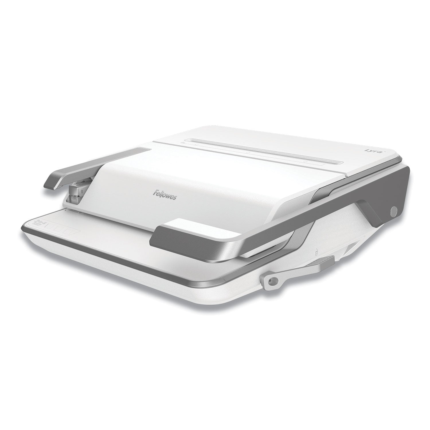 Fellowes Lyra 3-in-1 Binding Center, 300 Sheets, 16.63 x 15.62 x 6.03, White/Gray