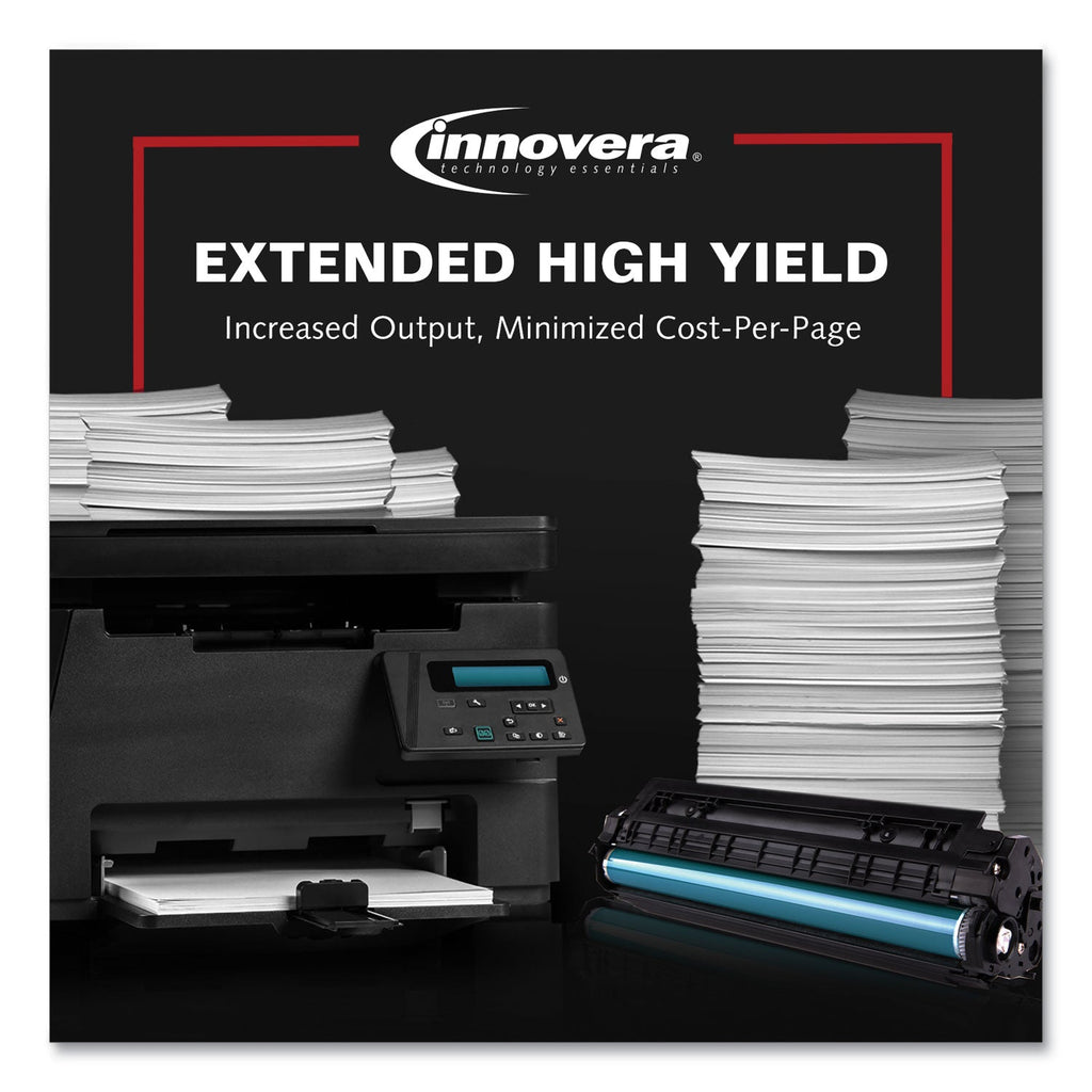 Innovera Remanufactured Black Extended-Yield Toner, Replacement for 90X (CE390XJ), 40,000 Page-Yield