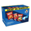 Kellogg's MVP Singles Variety Pack, Cheez-it Original/White Cheddar; Pringles Original; Rice Krispies Treats, Assorted Sizes, 28/Box