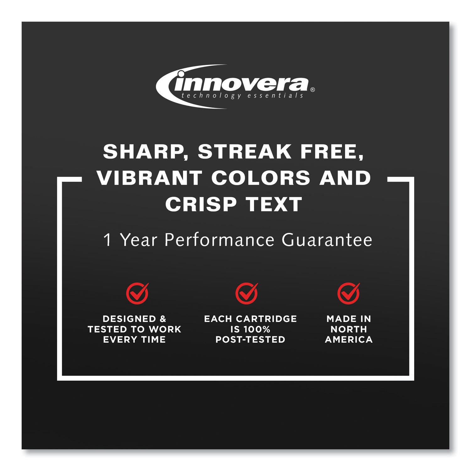 Innovera Remanufactured Black High-Yield Ink, Replacement for LC203BK, 550 Page-Yield