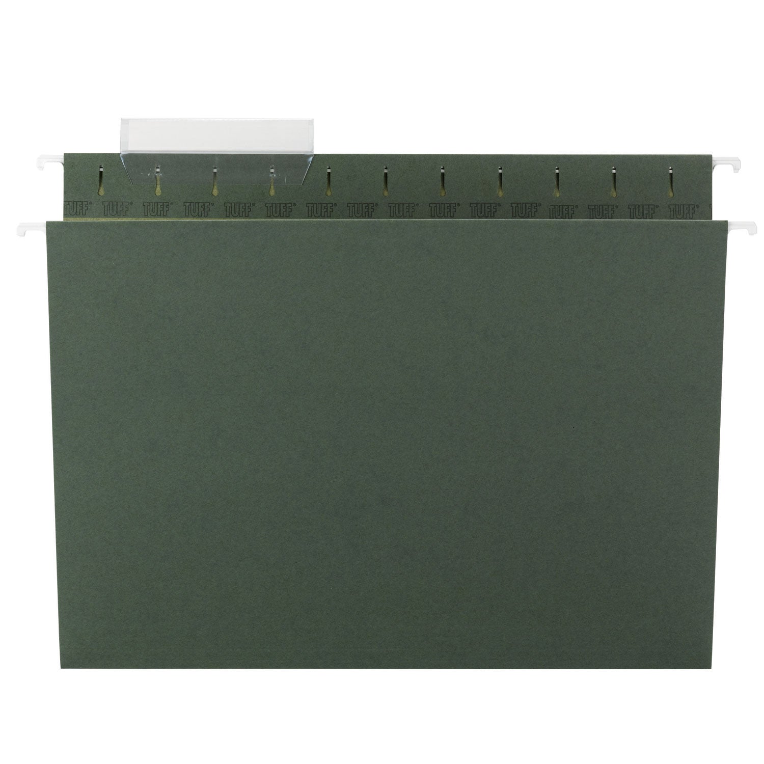 Smead TUFF Hanging Folders with Easy Slide Tab, Letter Size, 1/3-Cut Tabs, Standard Green, 20/Box