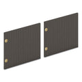 HON Pair of Mod Laminate Doors for 72"W Mod Desk Hutch, 17.87 x 14.83, Slate Teak