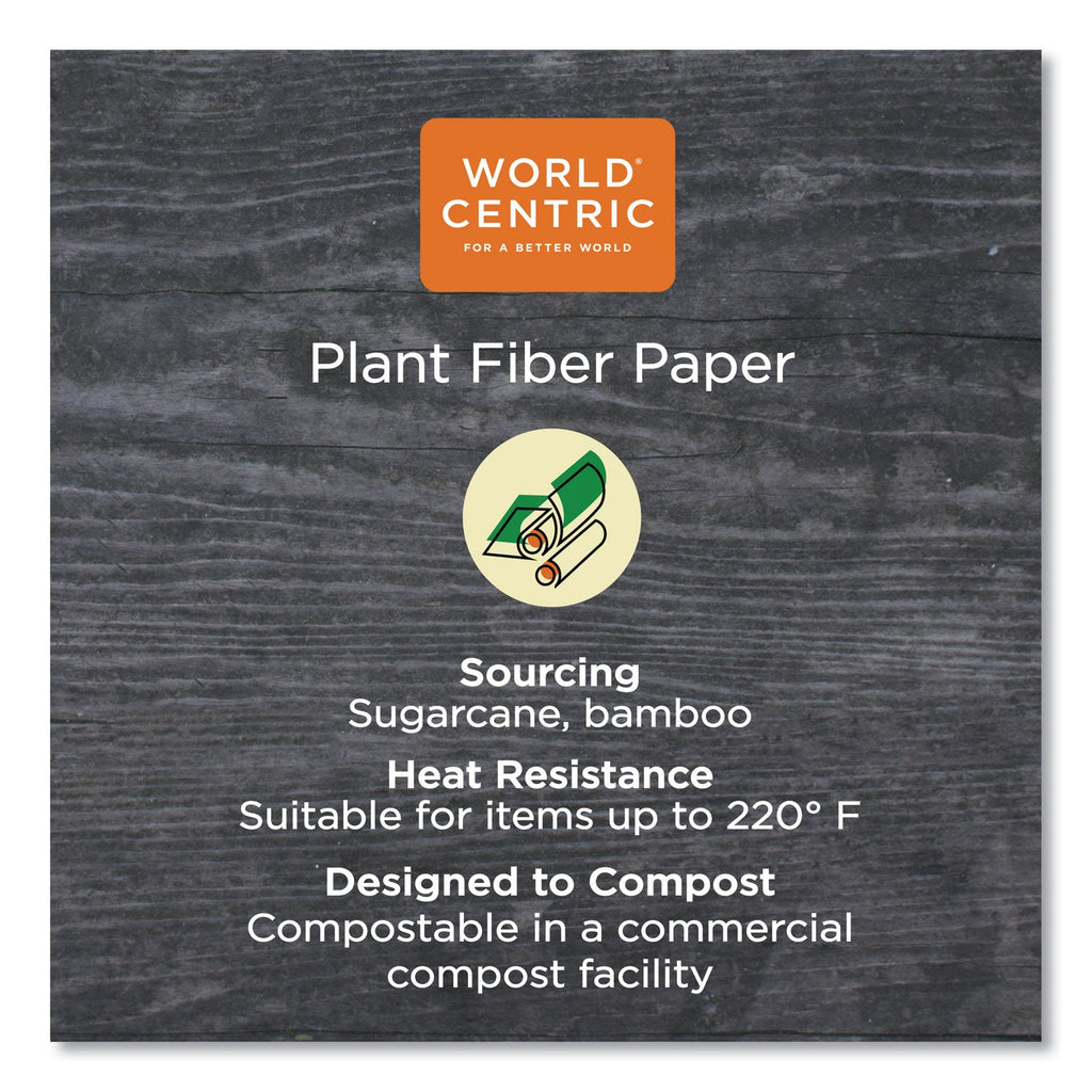 World Centric NoTree Paper Hot Cups, 12 oz, Natural, 1,000/Carton