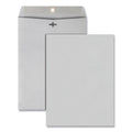 Quality Park Clasp Envelope, 28 lb Bond Weight Kraft, #90, Square Flap, Clasp/Gummed Closure, 9 x 12, Executive Gray, 100/Box