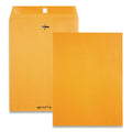 Quality Park Clasp Envelope, 28 lb Bond Weight Kraft, #90, Square Flap, Clasp/Gummed Closure, 9 x 12, Brown Kraft, 100/Box