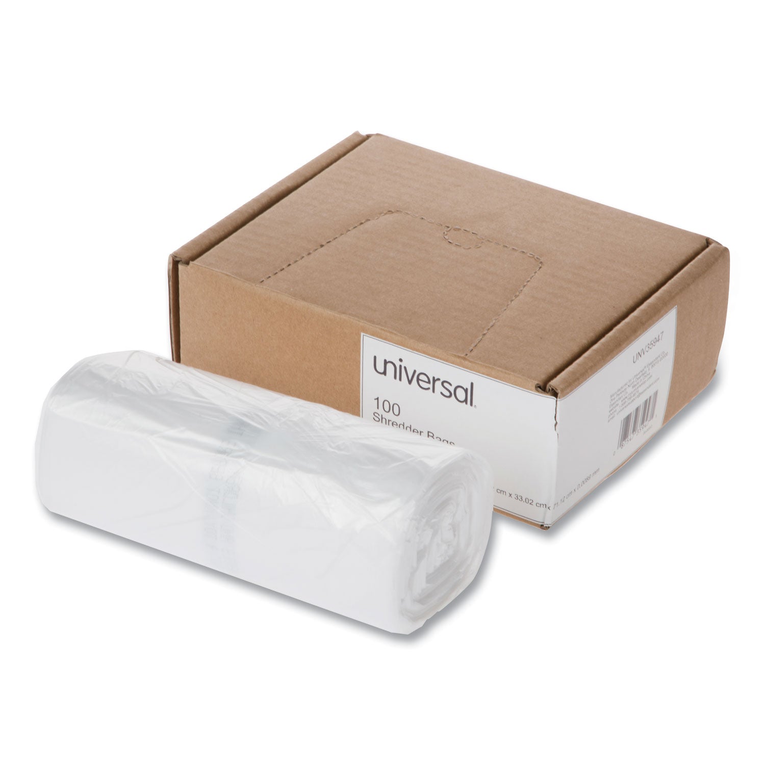 Universal High-Density Shredder Bags, 16 gal Capacity, 100/Box
