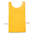 Champion Sports Heavyweight Pinnies, Nylon, One Size, Gold, 1/Dozen