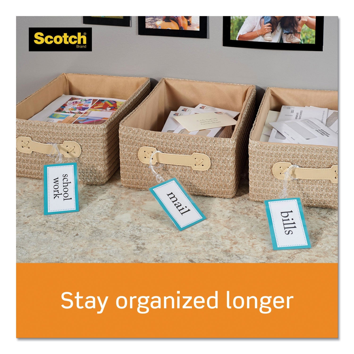 Scotch Laminating Pouches, 5 mil, 3.75" x 2.38", Gloss Clear, 100/Pack