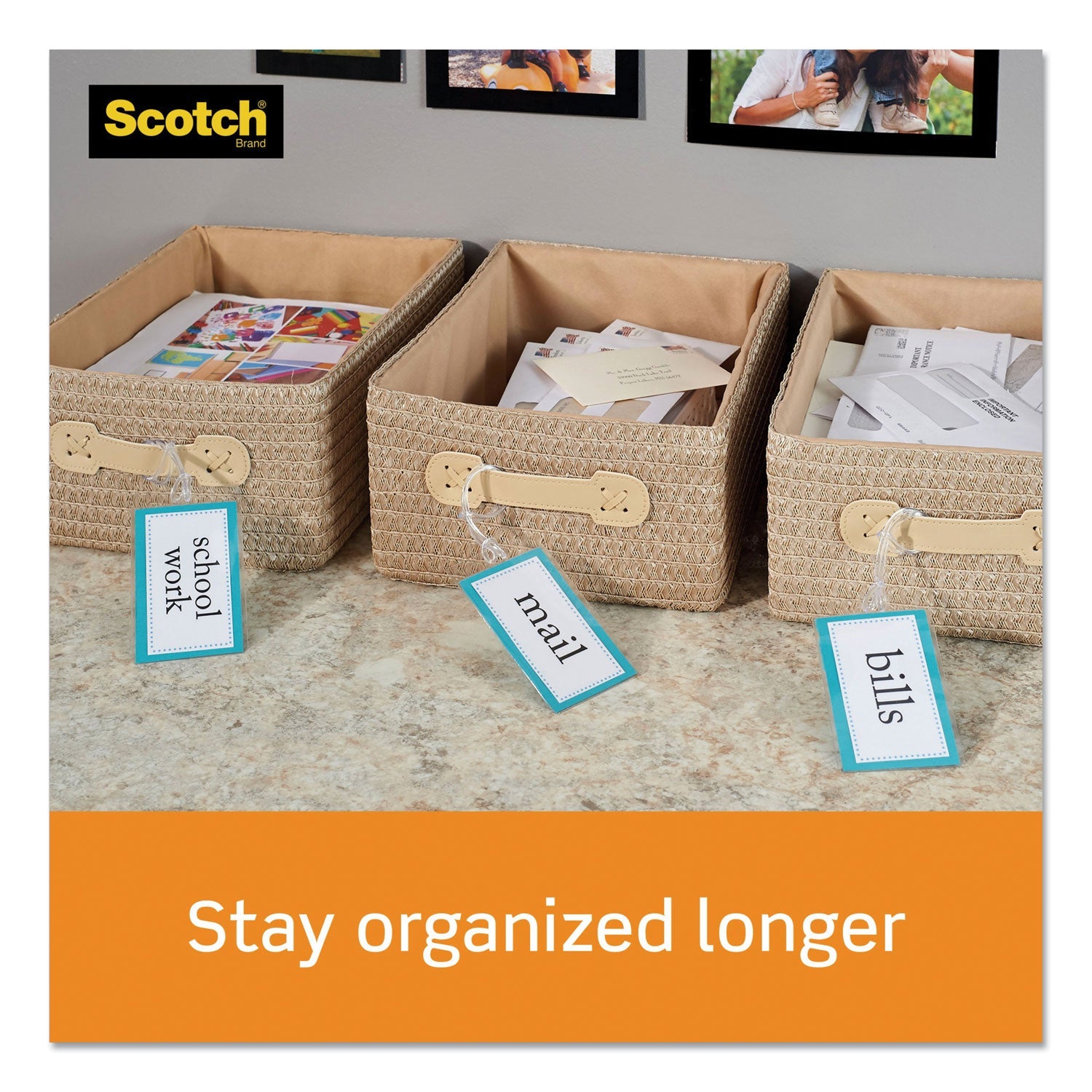 Scotch Laminating Pouches, 5 mil, 2.25" x 4.25", Gloss Clear, 10/Pack