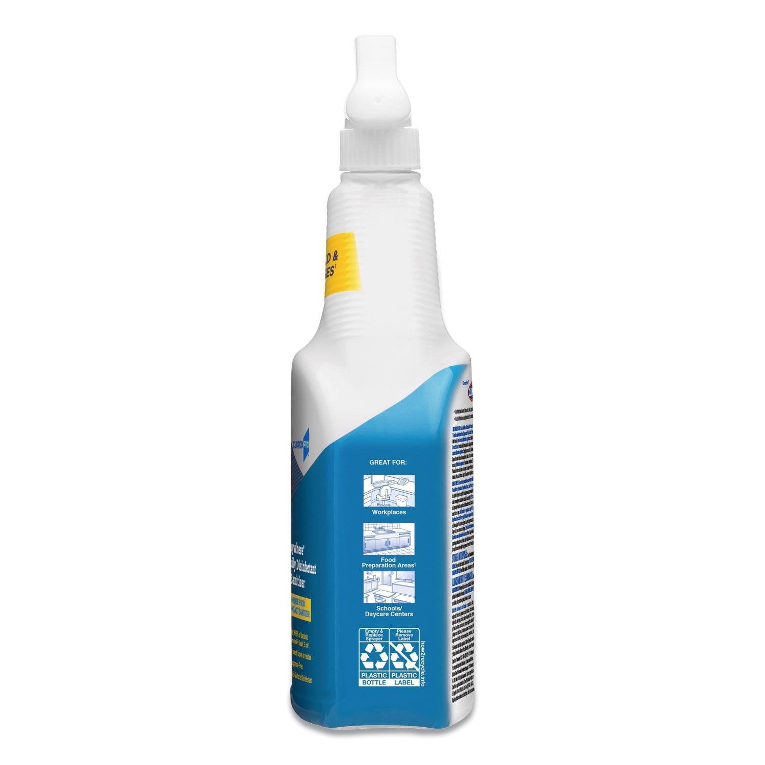 Clorox Anywhere Hard Surface Sanitizing Spray, 32 oz Spray Bottle, 12/Carton
