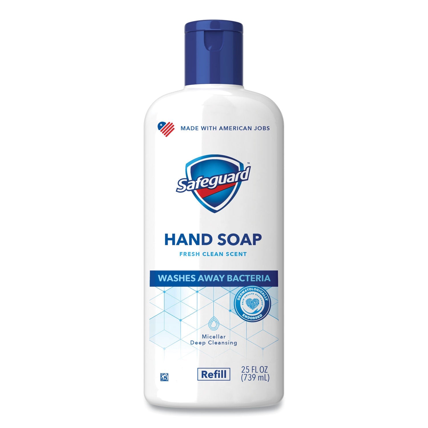 Safeguard Liquid Hand Soap, Fresh Clean Scent, 25 oz Bottle, 4/Carton