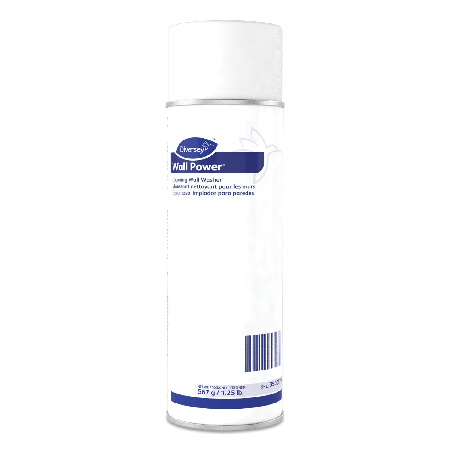 Diversey Wall Power Foaming Wall Washer, 20 oz Can, 12/Carton
