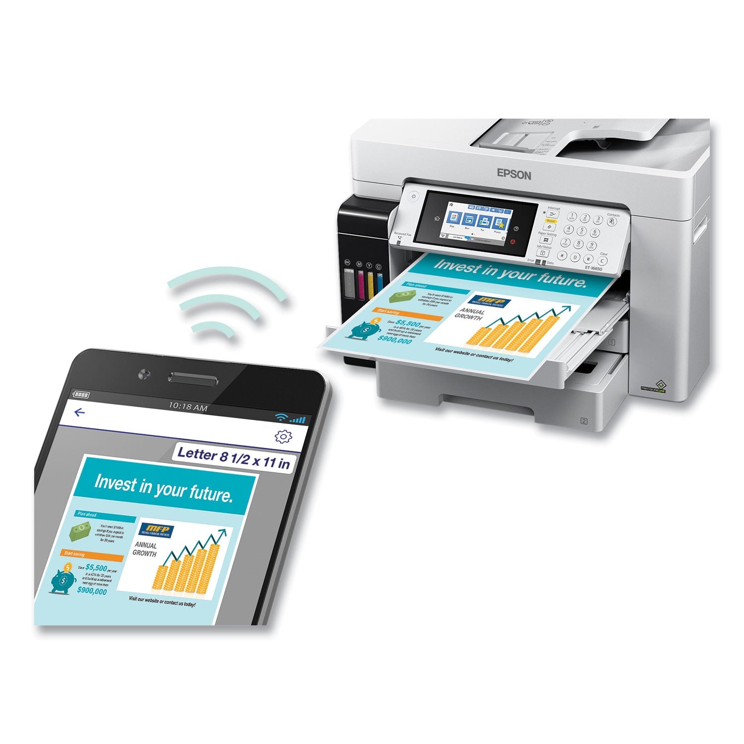 Epson EcoTank Pro ET-16650 Wide Format AIO Supertank Inkjet Printer