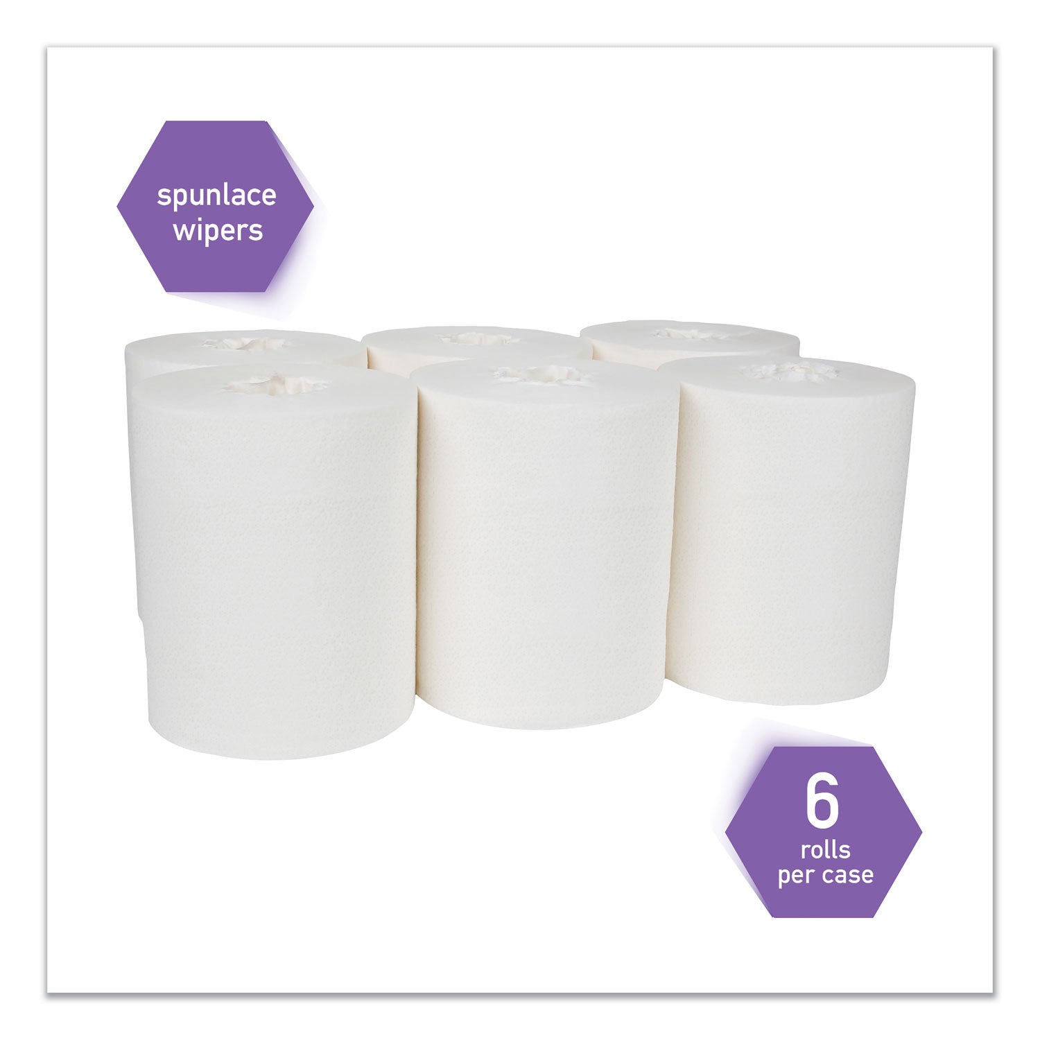 WypAll Power Clean Wipers for Disinfectants, Sanitizers and Solvents WetTask Customizable Wet Wiping System 250/Roll, 6 Roll/Carton