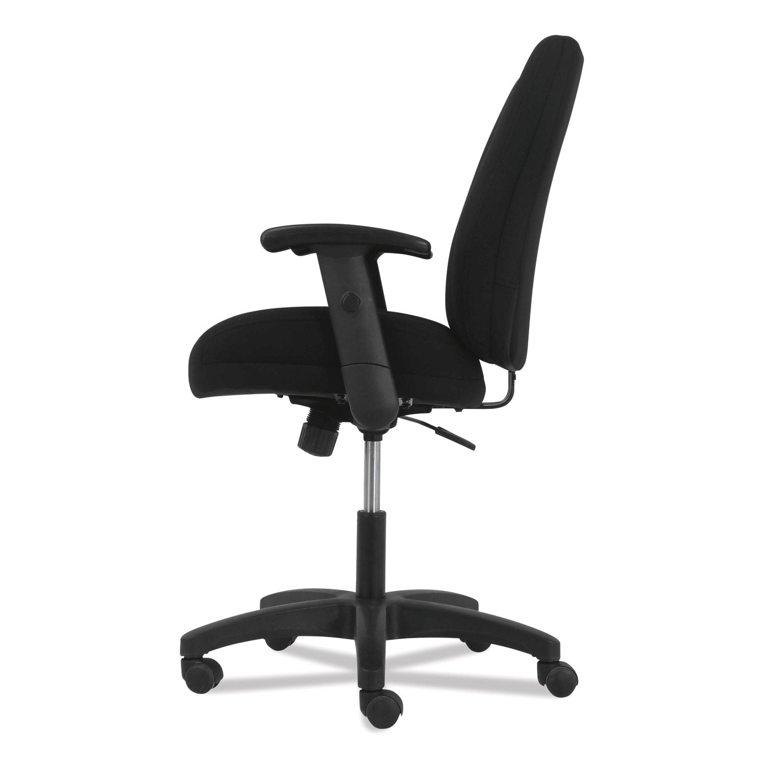 HON Network Mid-Back Task Chair, Supports Up to 250 lb, 18.3" to 22.8" Seat Height, Black