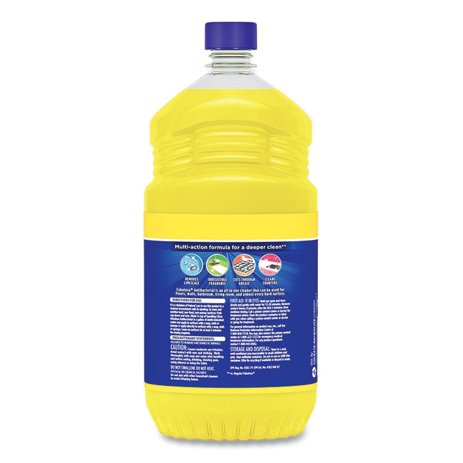 Fabuloso Antibacterial Multi-Purpose Cleaner, Sparkling Citrus Scent, 48 oz Bottle