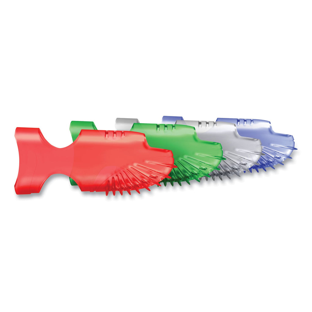 LEE Tippi Micro-Gel Fingertip Grips, Size 7, Medium, Assorted, 10/Pack