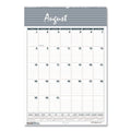 House of Doolittle Bar Harbor Recycled Wirebound Monthly Wall Calendar, 12 x 17, White/Blue/Gray Sheets, 12-Month (Aug-July): 2022-2023