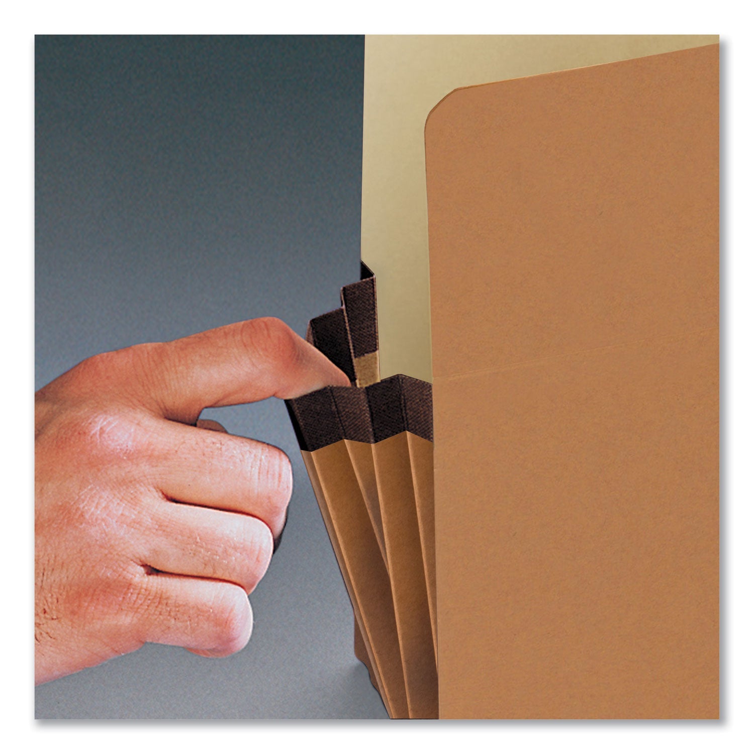 Smead Colored File Pockets, 3.5" Expansion, Legal Size, Assorted Colors, 5/Pack