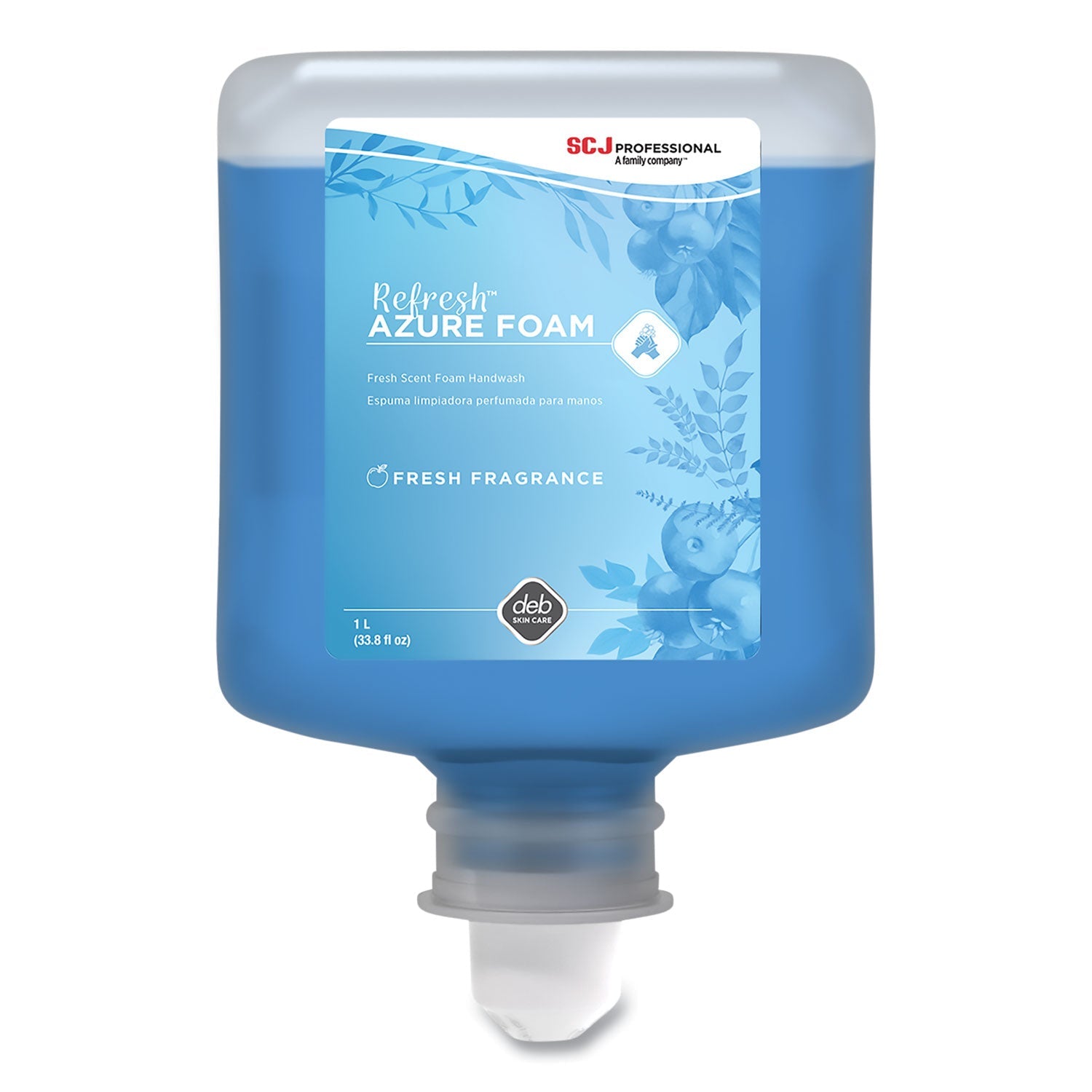 SC Johnson Professional Refresh Foaming Hand Soap Manual Cartridge, Fresh Apple Scent, 1 L Refill, 6/Carton