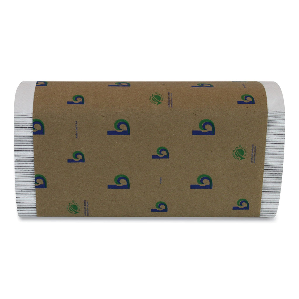 Boardwalk Green C-Fold Towels, 10.13 x 12.75, Natural White, 150/Pack, 16 Packs/Carton
