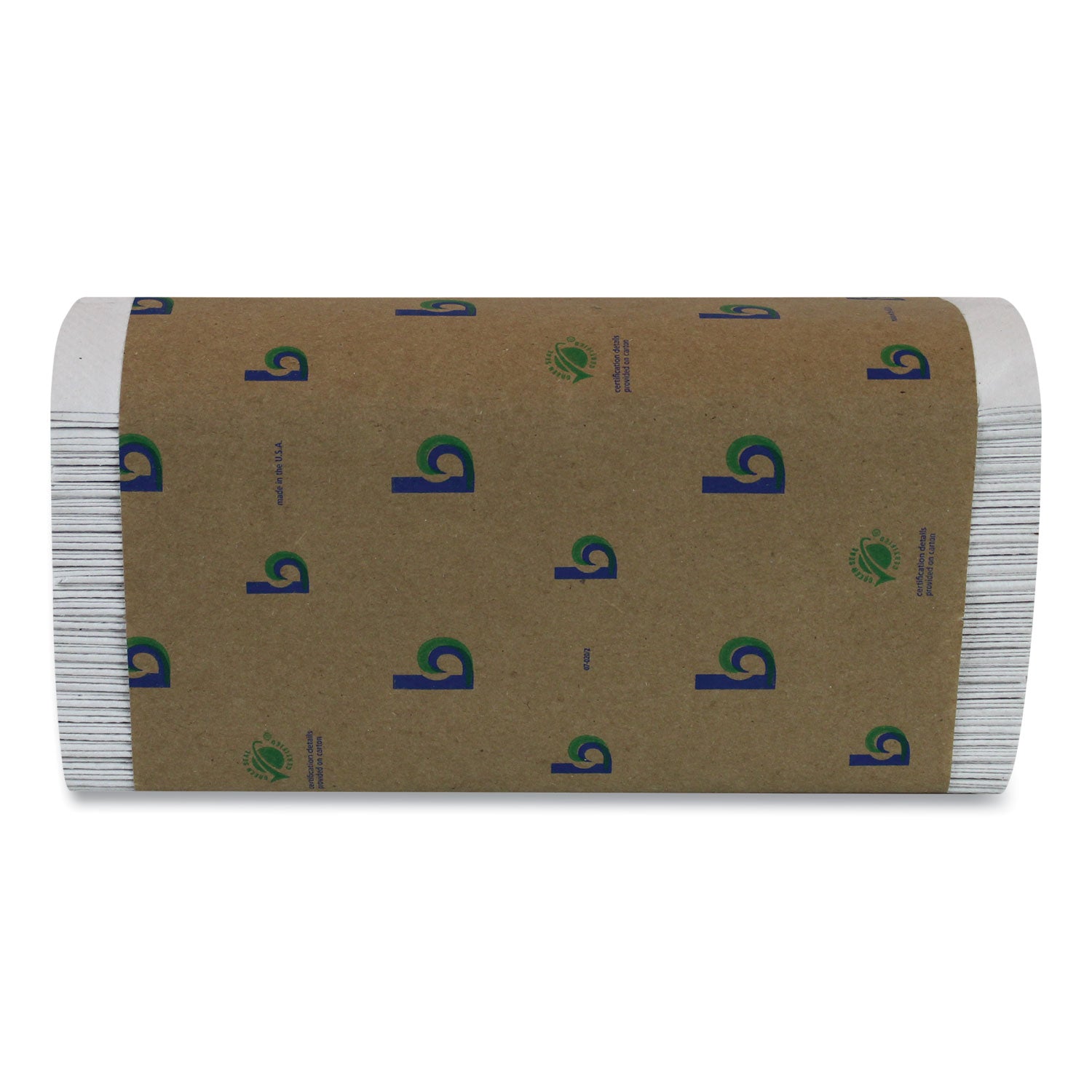 Boardwalk Green C-Fold Towels, 10.13 x 12.75, Natural White, 150/Pack, 16 Packs/Carton