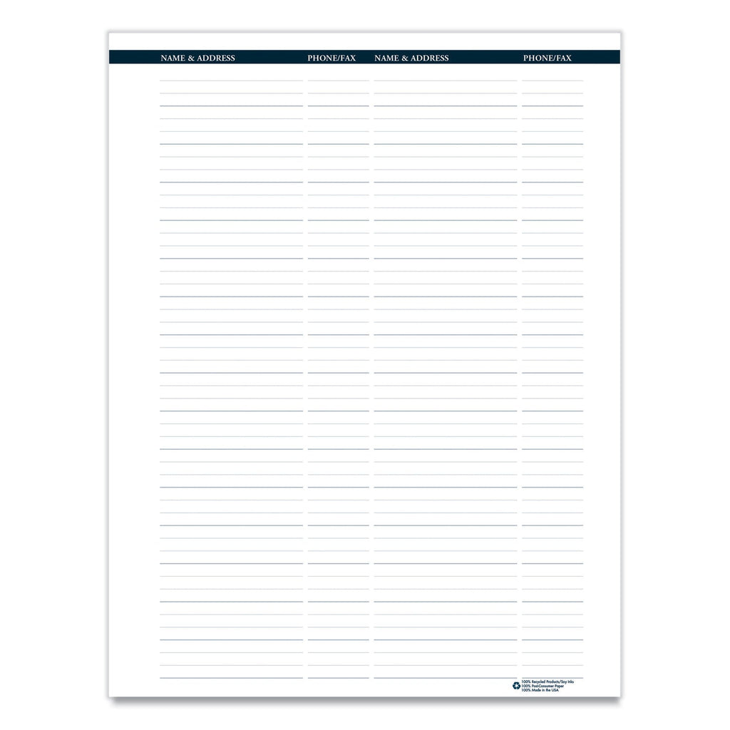 House of Doolittle Recycled Monthly Weekly 7 Day Planner, 8.75 x 6.88, Black Cover, 12-Month (Jan to Dec): 2023