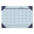 House of Doolittle EcoTones Recycled Academic Desk Pad Calendar, 18.5 x 13, Orchid Sheets, Cordovan Corners, 12-Month (Aug-July): 2022-2023
