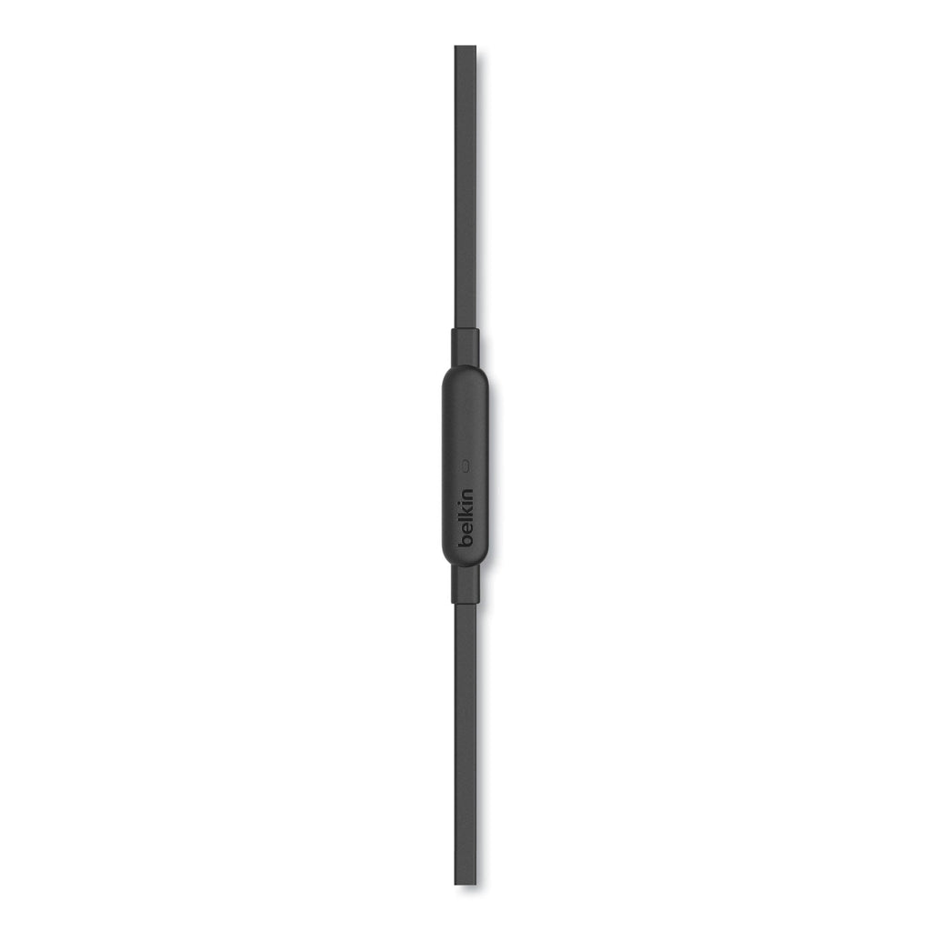 Belkin SOUNDFORM Headphones with Lightning Connector, 44" Cord, Black