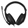 Adesso Xtream H5U Stereo Multimedia Headset with Mic, Binaural Over the Head, Black