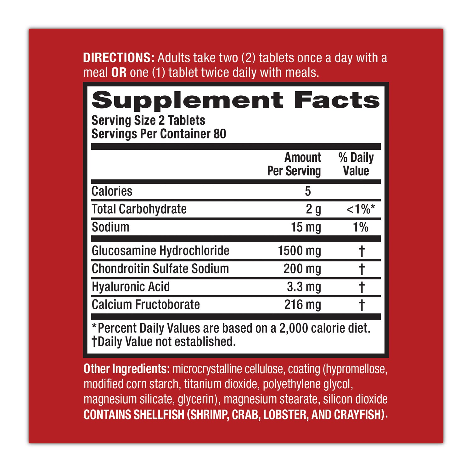 Move Free Advanced Joint Health Tablet, 160 Tablets