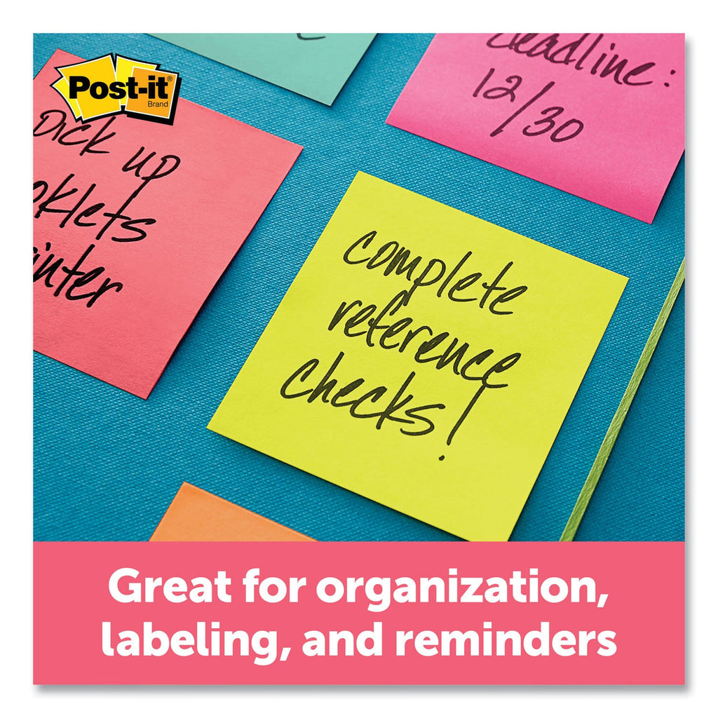 Post-it Original Pop-up Refill Cabinet Pack, 3" x 3", Poptimistic Collection Colors, 100 Sheets/Pad, 18 Pads/Pack