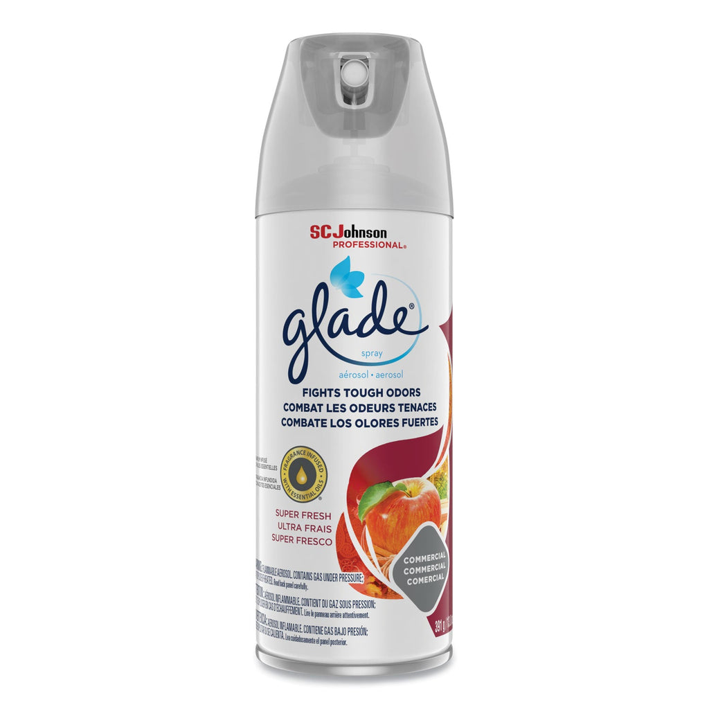 Glade Air Freshener, Super Fresh Scent, 13.8 oz Aerosol Spray, 12/Carton