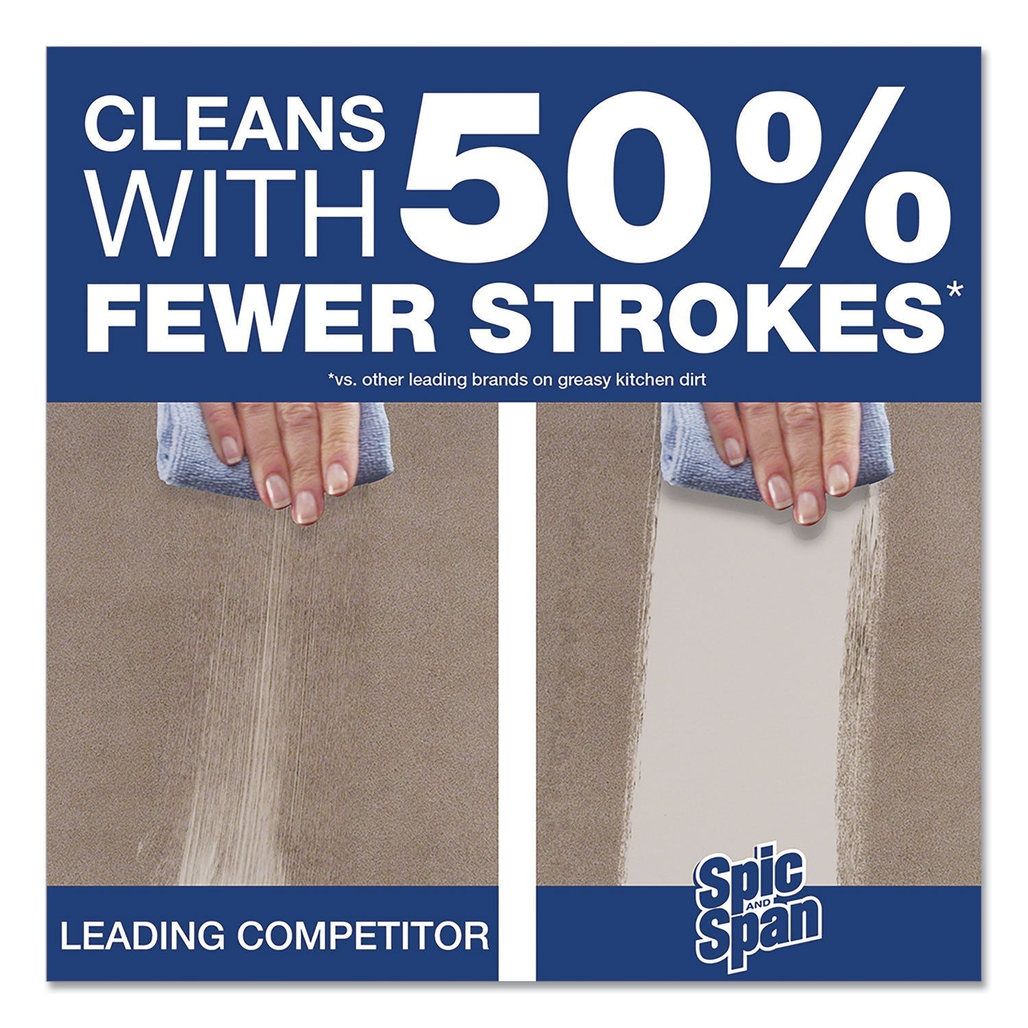 Spic and Span Disinfecting All-Purpose Spray and Glass Cleaner, Fresh Scent, 1 gal Bottle, 3/Carton