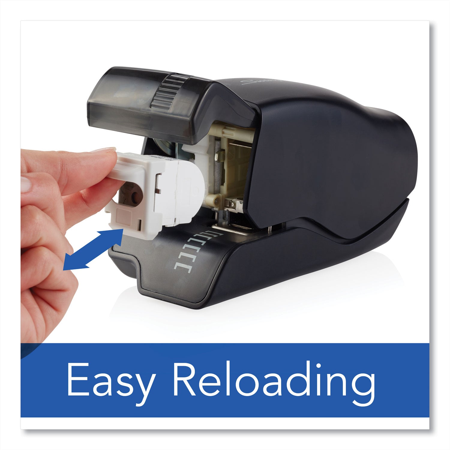 Swingline Desktop Electric Stapler Cartridge, 0.25" Leg, 0.5" Crown, Steel, 1,500/Cartridge, 2 Cartridges/Box, 3000/Box
