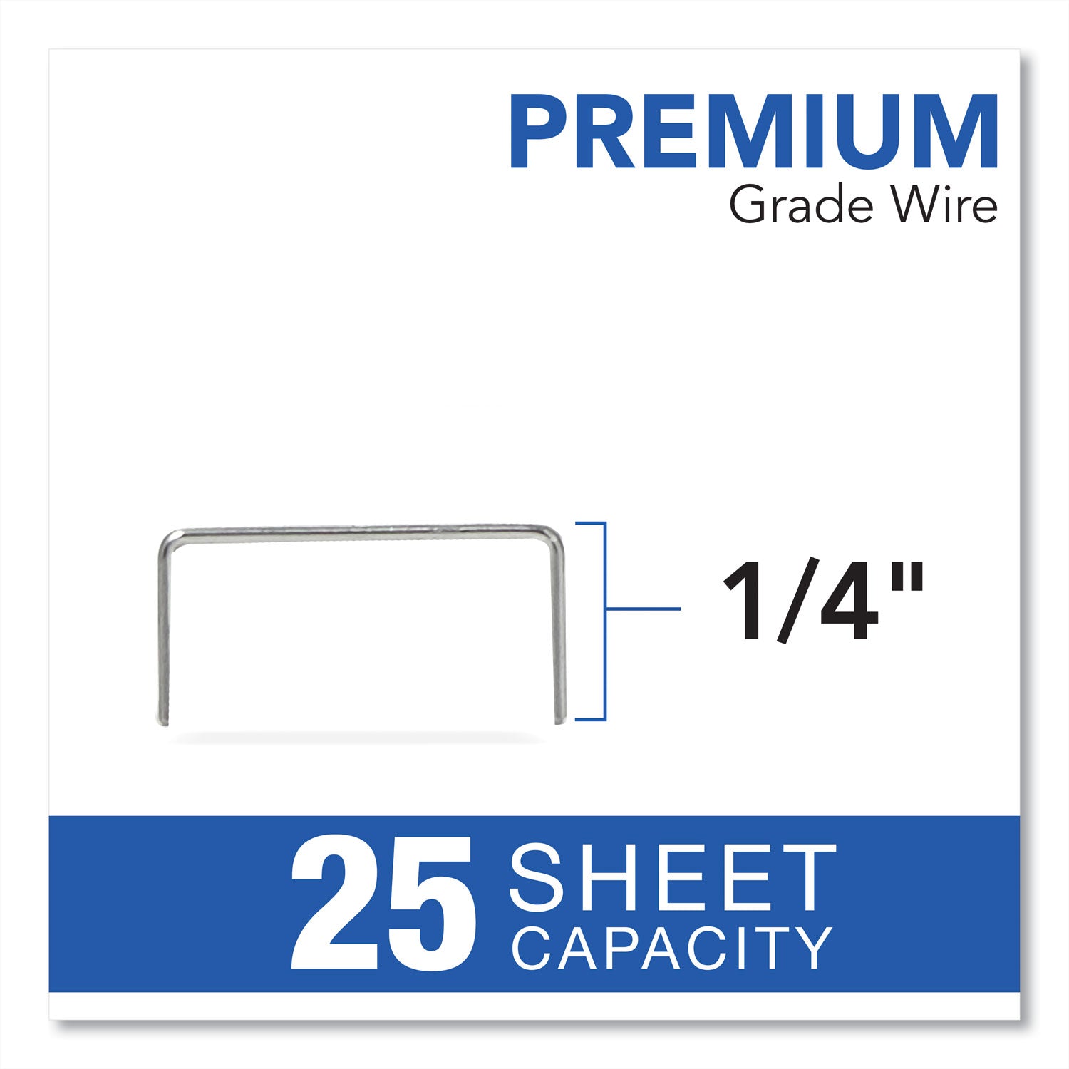 Swingline Desktop Electric Stapler Cartridge, 0.25" Leg, 0.5" Crown, Steel, 1,500/Cartridge, 2 Cartridges/Box, 3000/Box
