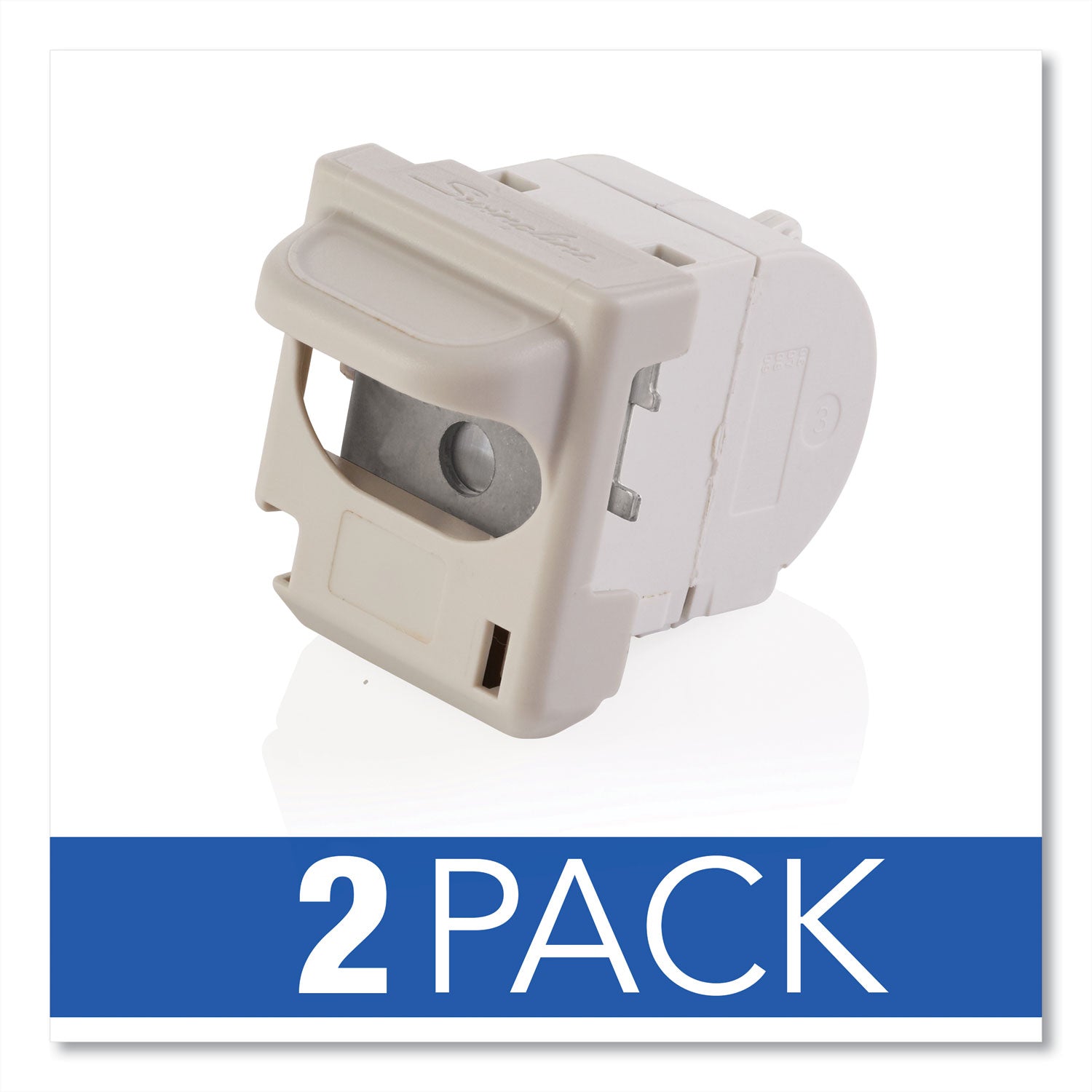Swingline Desktop Electric Stapler Cartridge, 0.25" Leg, 0.5" Crown, Steel, 1,500/Cartridge, 2 Cartridges/Box, 3000/Box