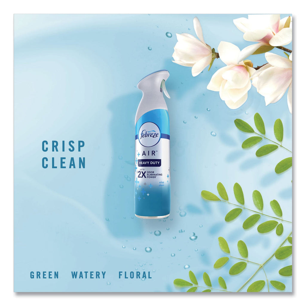 Febreze AIR, Heavy Duty Crisp Clean, 8.8 oz Aerosol Spray