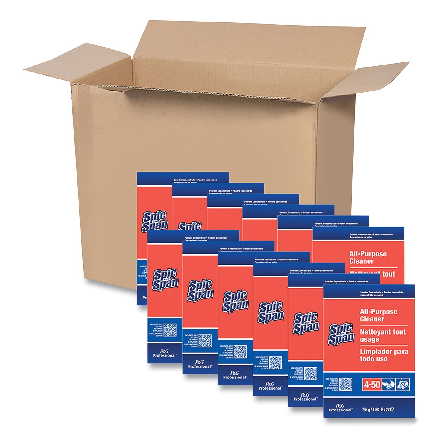 Spic and Span All-Purpose Floor Cleaner, 27 oz Box, 12/Carton
