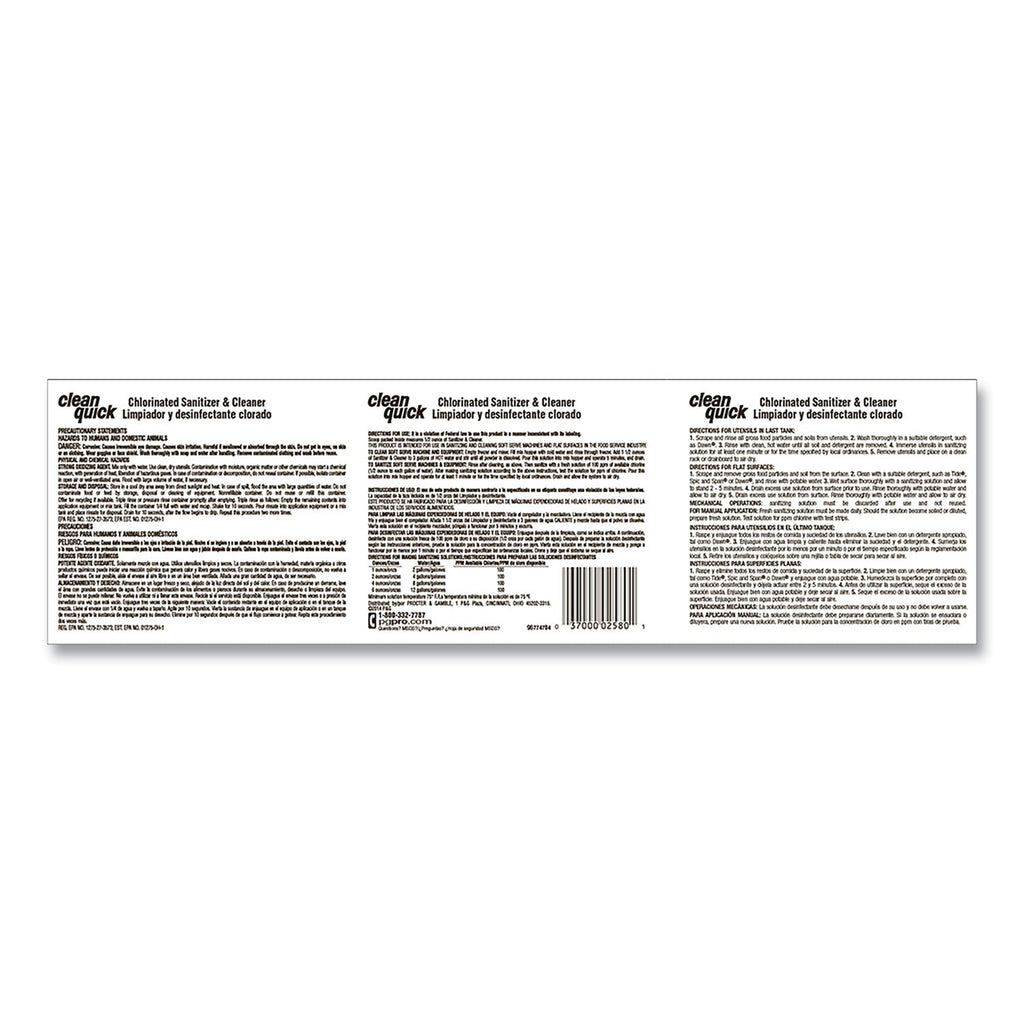 Clean Quick Powdered Sanitizer/Cleanser, 10 lb Bucket, 3/Carton