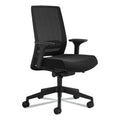 Safco Medina Deluxe Task Chair, Supports Up to 275 lb, 18" to 22" Seat Height, Black