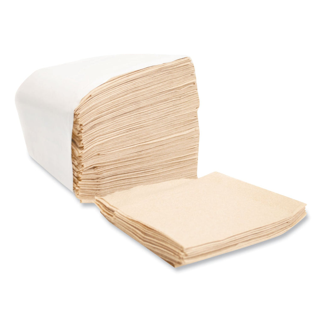Morcon Tissue Morsoft Dispenser Napkins, 1-Ply, 11.5 x 13, Kraft, 250/Pack, 24 Packs/Carton